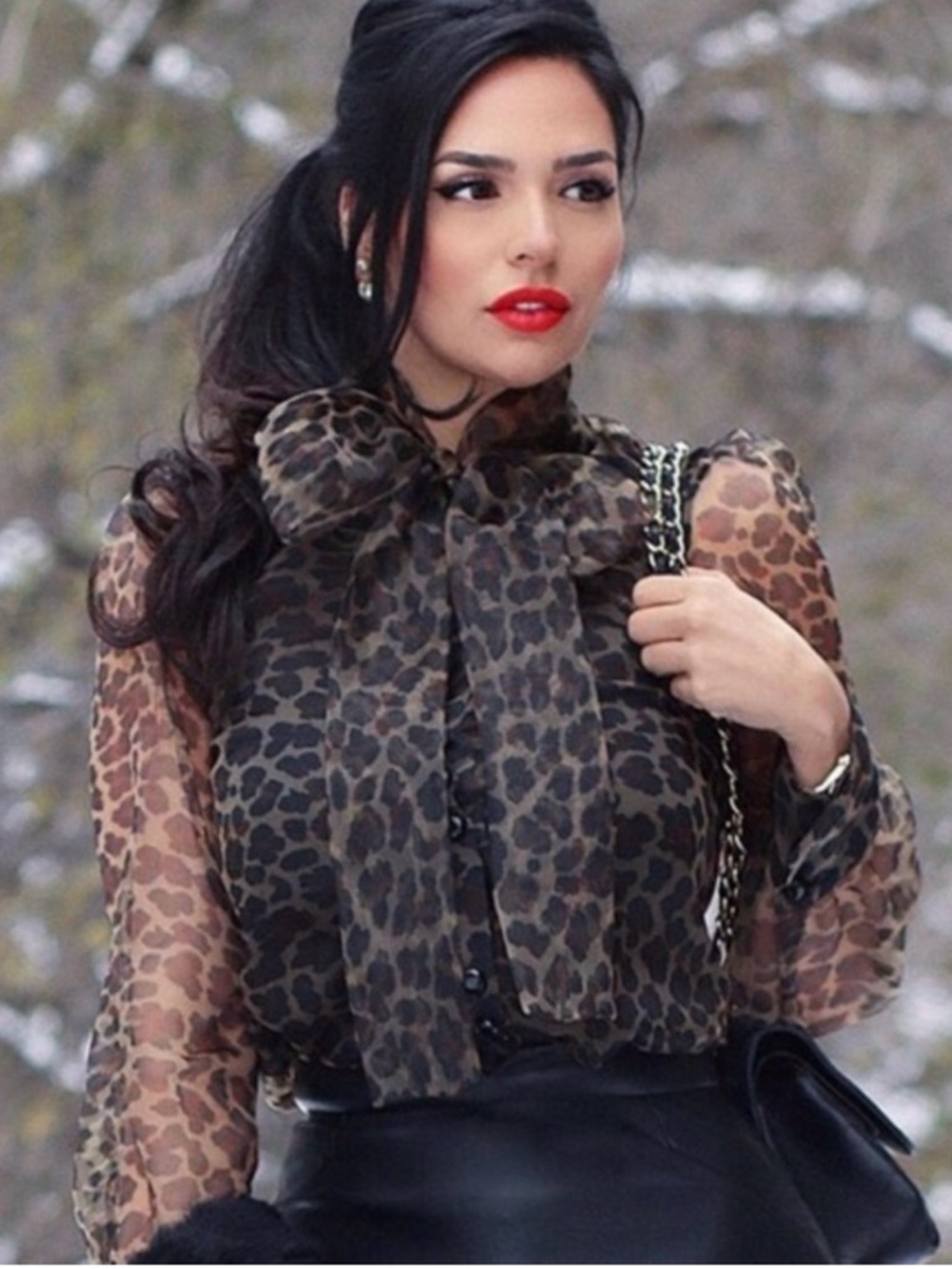 Zara tie blouse - Picture 2 of 5